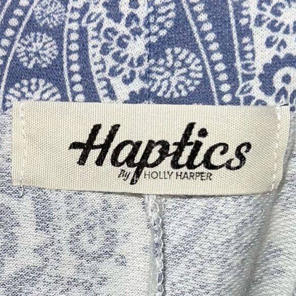 Haptics Blue & White Paisley Tank‎ (No size tag) - Picture 6 of 10